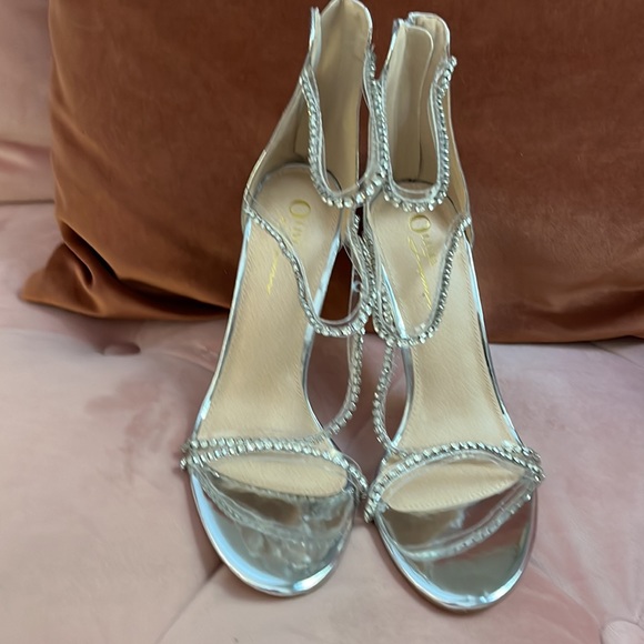 Sexy silver sandals NIB OLIVIA Ferguson a 10 - Picture 4 of 13